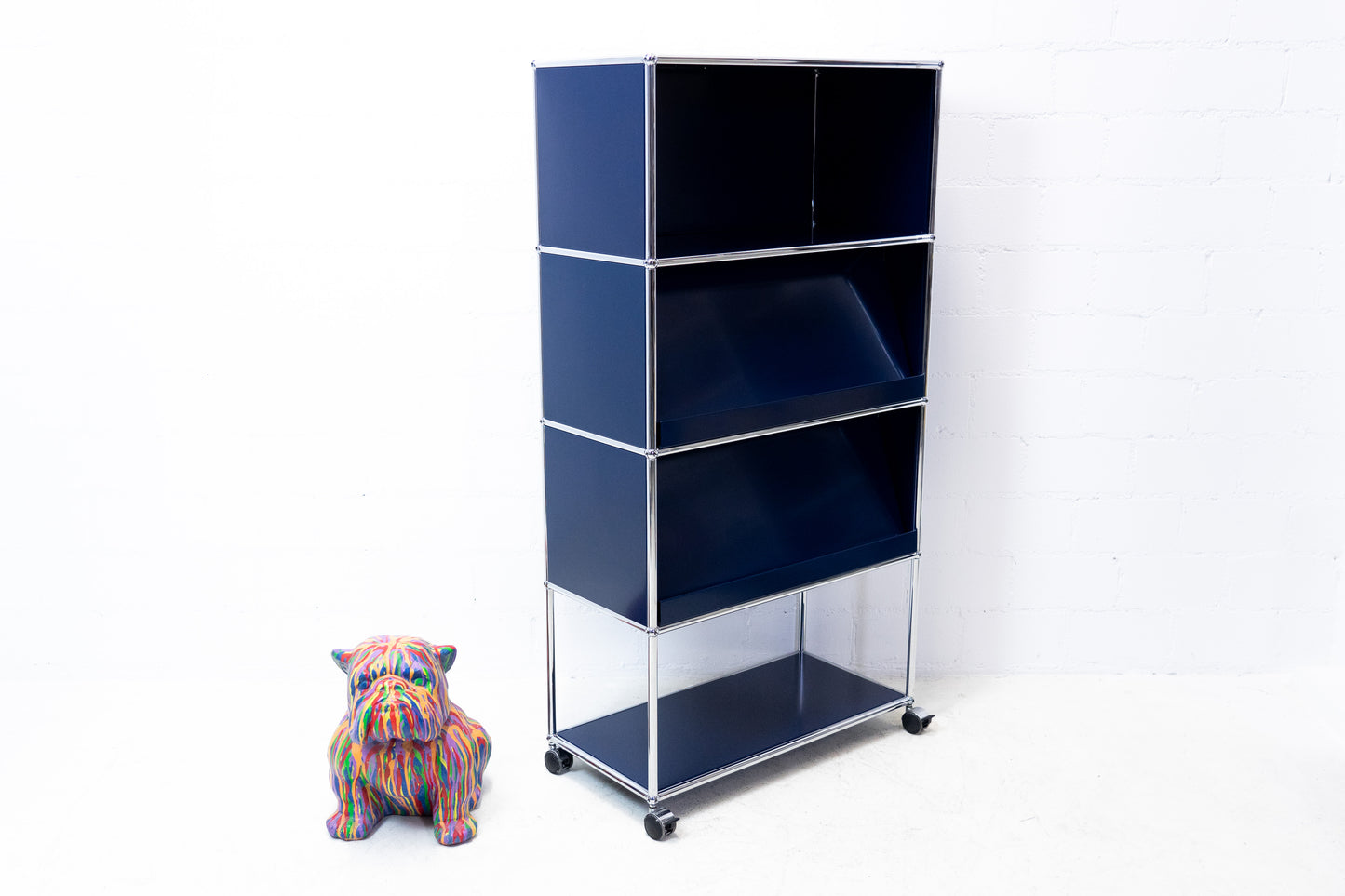 USM Haller Highboard Stahlblau Nr. 4
