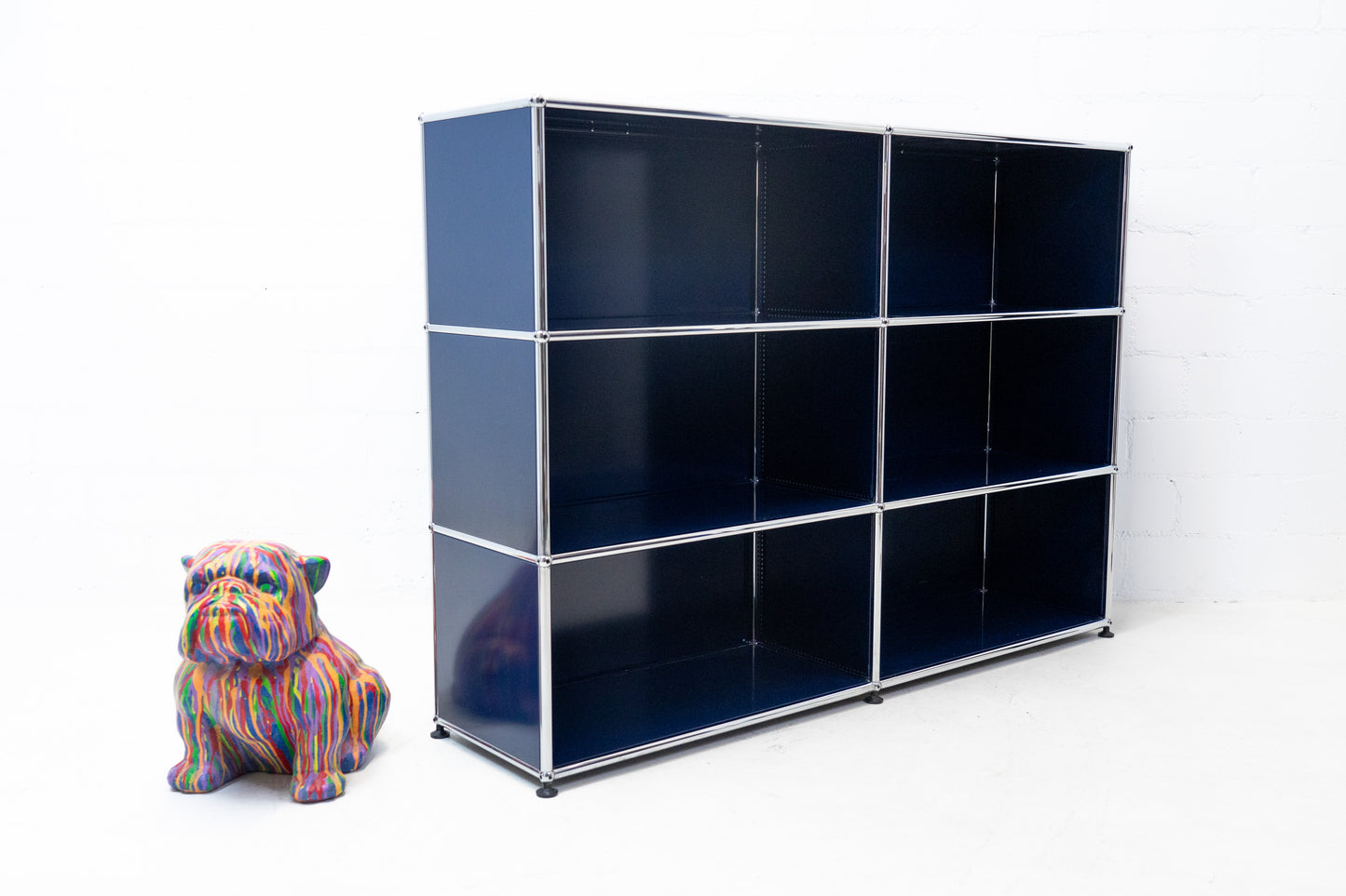 USM Haller Regal Stahlblau Nr. 2