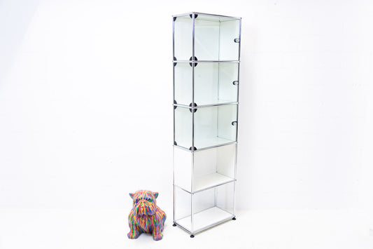 USM Haller Vitrine Glas Reinweiss Nr. 2