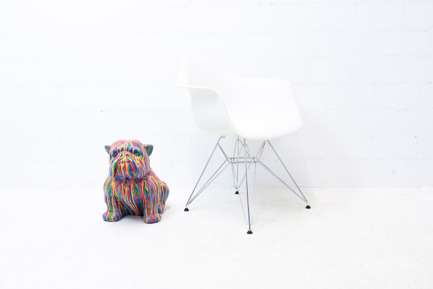 Vitra Eames Plastic Armchair DSR Weiss